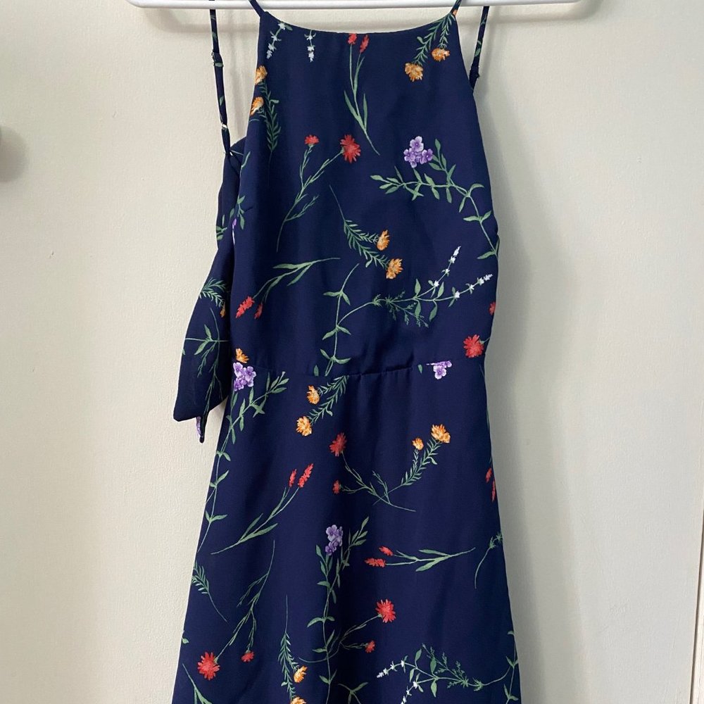 Open back floral dress